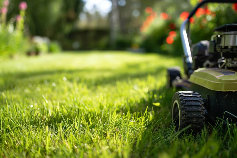 cordless electric lawnmower