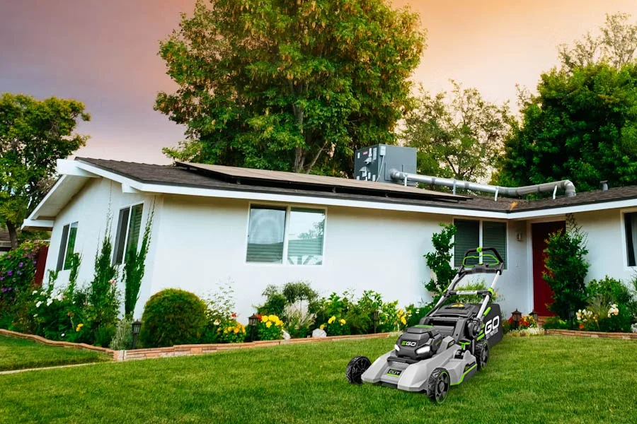 lightweight electric lawn mower